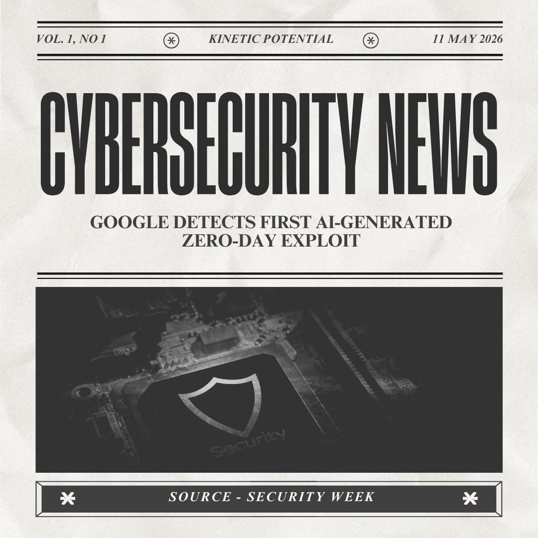 Cybersecurity News Kinetic Potential